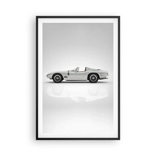 Affiche dans un cadre noir - Poster - Promesse de plaisir - 61x91 cm