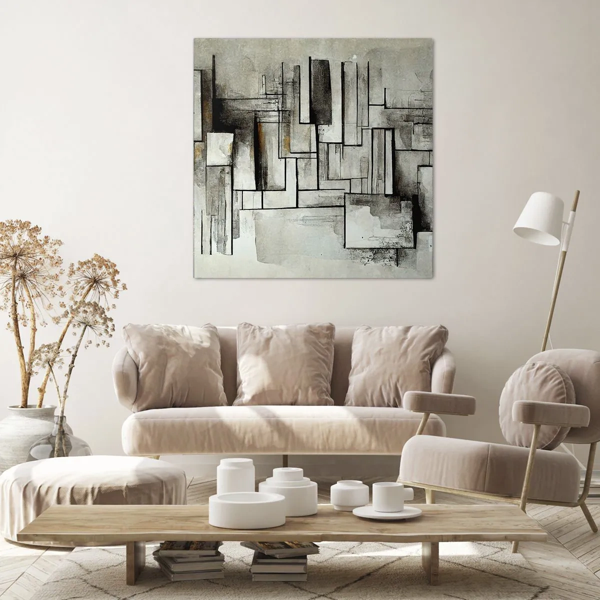 Impression sur toile - Image sur toile - Le pouvoir de la simplicité - 60x60 cm