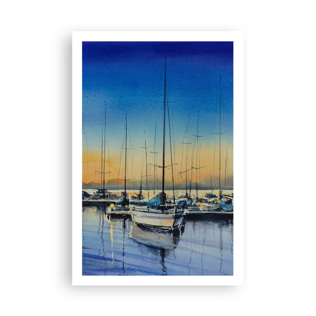 Affiche - Poster - Fin d'une belle journée - 61x91 cm