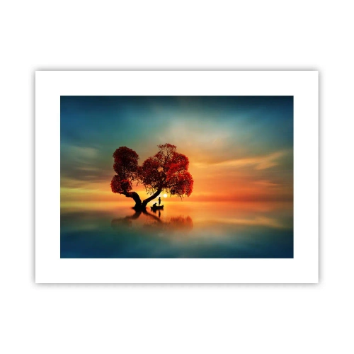 Affiche - Poster - Plénitude et éloignement sans monde - 40x30 cm