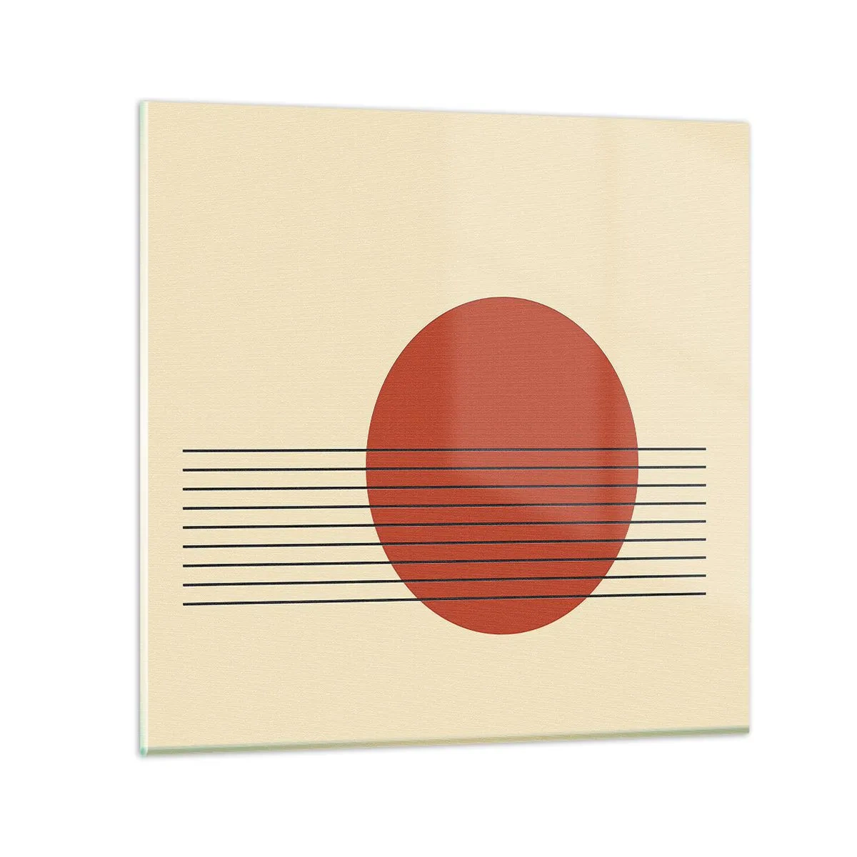 Impression sur verre - Image sur verre - Aux alentours et plus loin - 40x40 cm