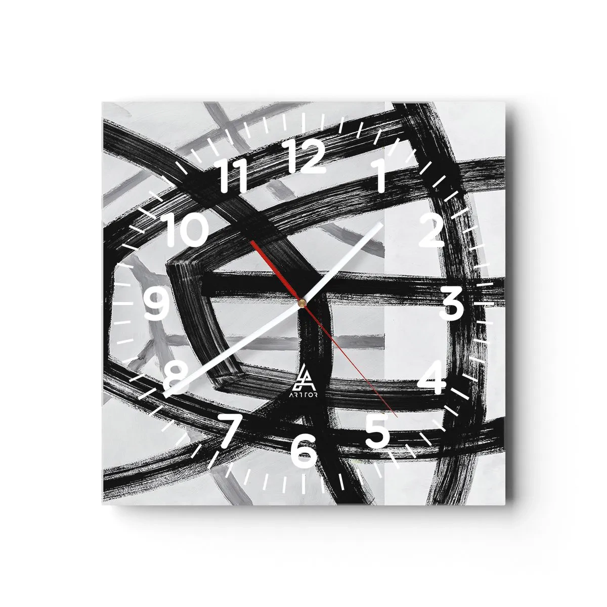 Horloge murale - Pendule murale - Profondeur du bâtiment - 30x30 cm