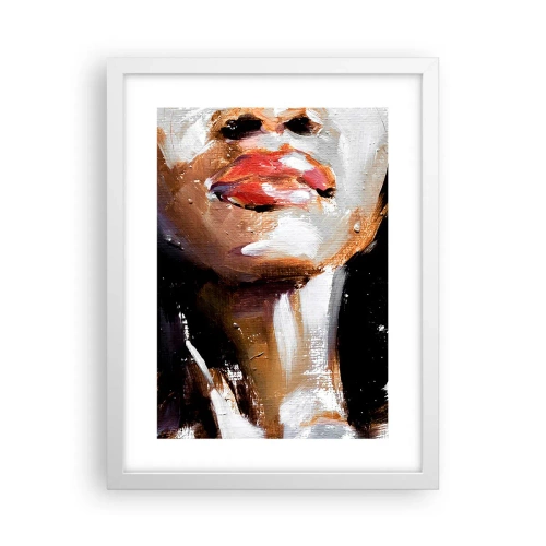 Affiche dans un cadre blanc - Poster - Fierté sans préjugés - 30x40 cm