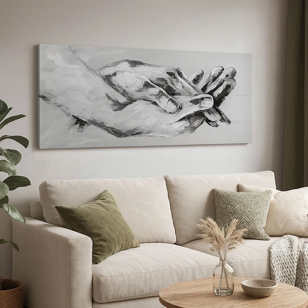 Impression sur toile - Image sur toile - Début... - 100x40 cm