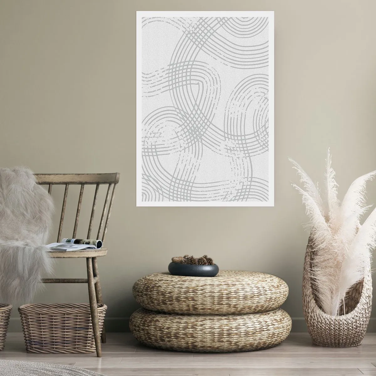 Affiche - Poster - Il n'y a pas de chemin droit - 61x91 cm