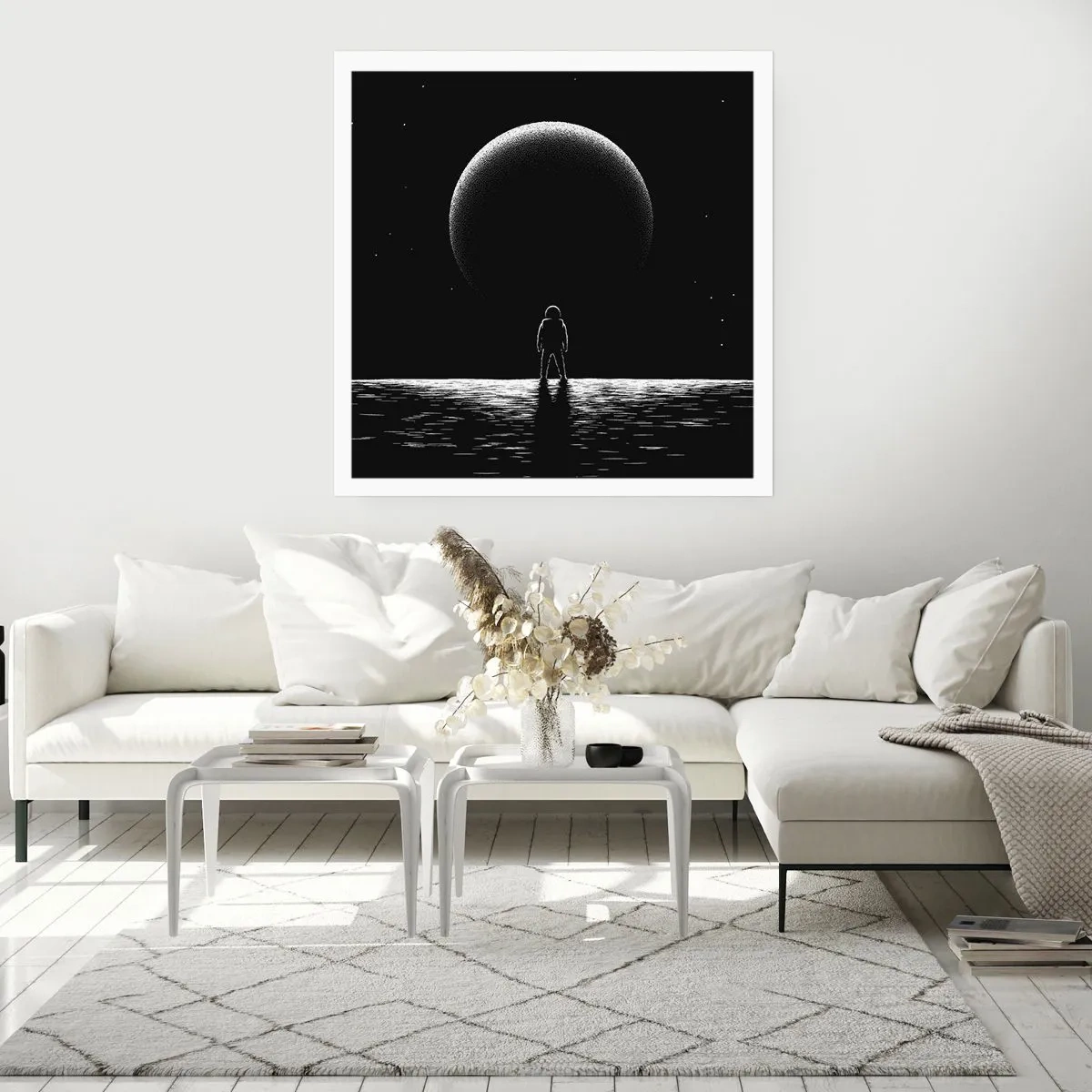 Affiche - Poster - Face à face - 40x40 cm