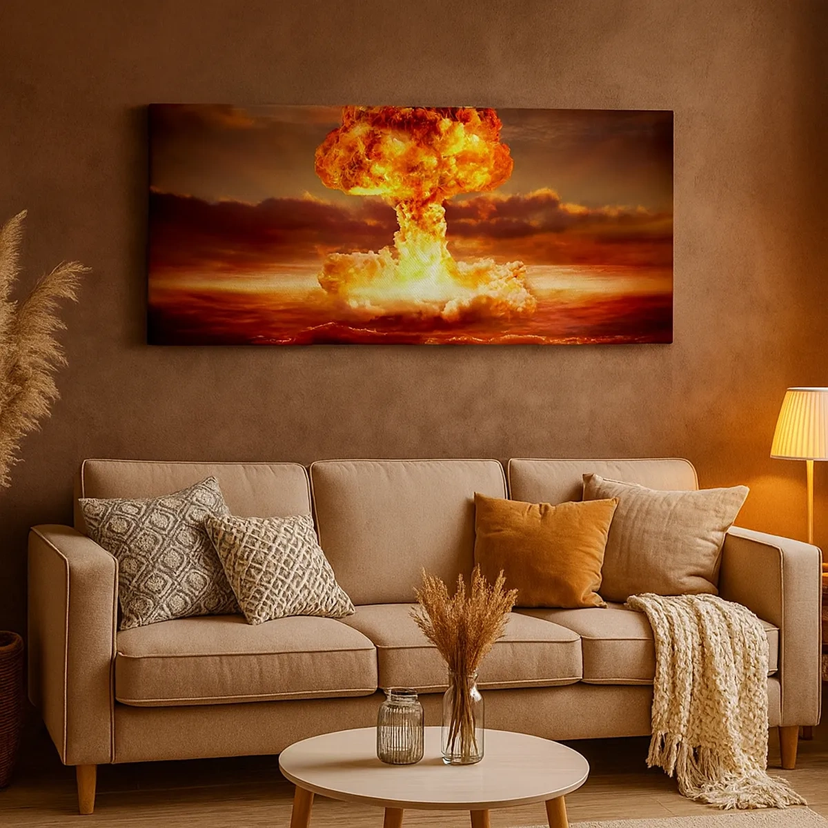 Impression sur toile - Image sur toile - Et la fin viendra - 30x30 cm