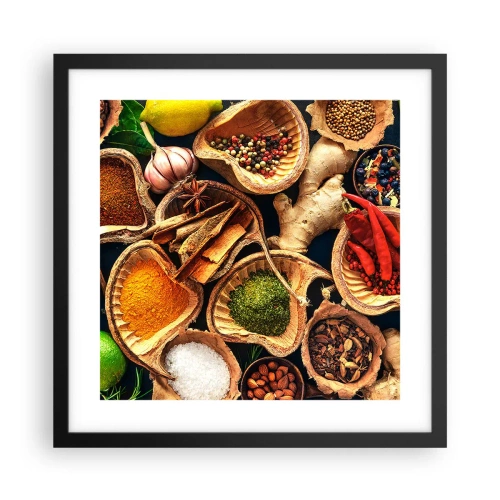 Affiche dans un cadre noir - Poster - Prends ce que tu veux - 40x40 cm