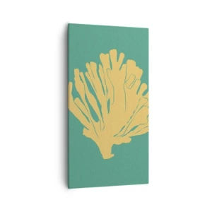 Impression sur toile - Image sur toile - Buisson forestier sous-marin - 55x100 cm