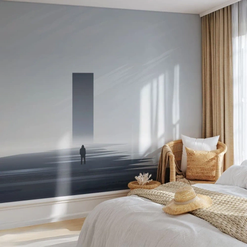 Papier peint sur mesure Standard Eco - Opportunité ou menace ? - Minimalisme, Moderne, Solitude