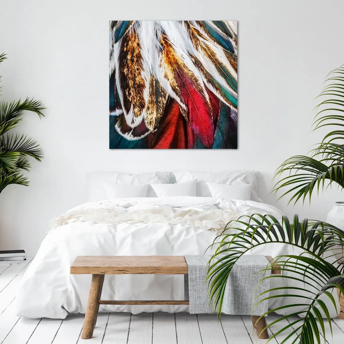 Impression sur toile - Image sur toile - Secrets de vol - 50x50 cm