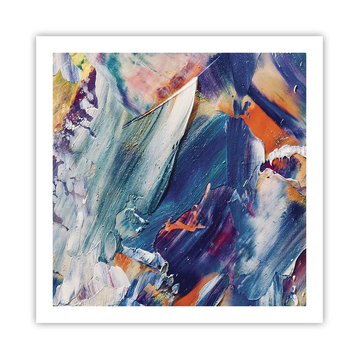 Affiche - Poster - Confusion des couleurs - 60x60 cm