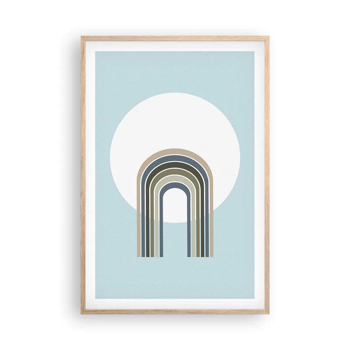 Affiche dans un chêne clair - Poster - Attraction irrésistible - 61x91 cm