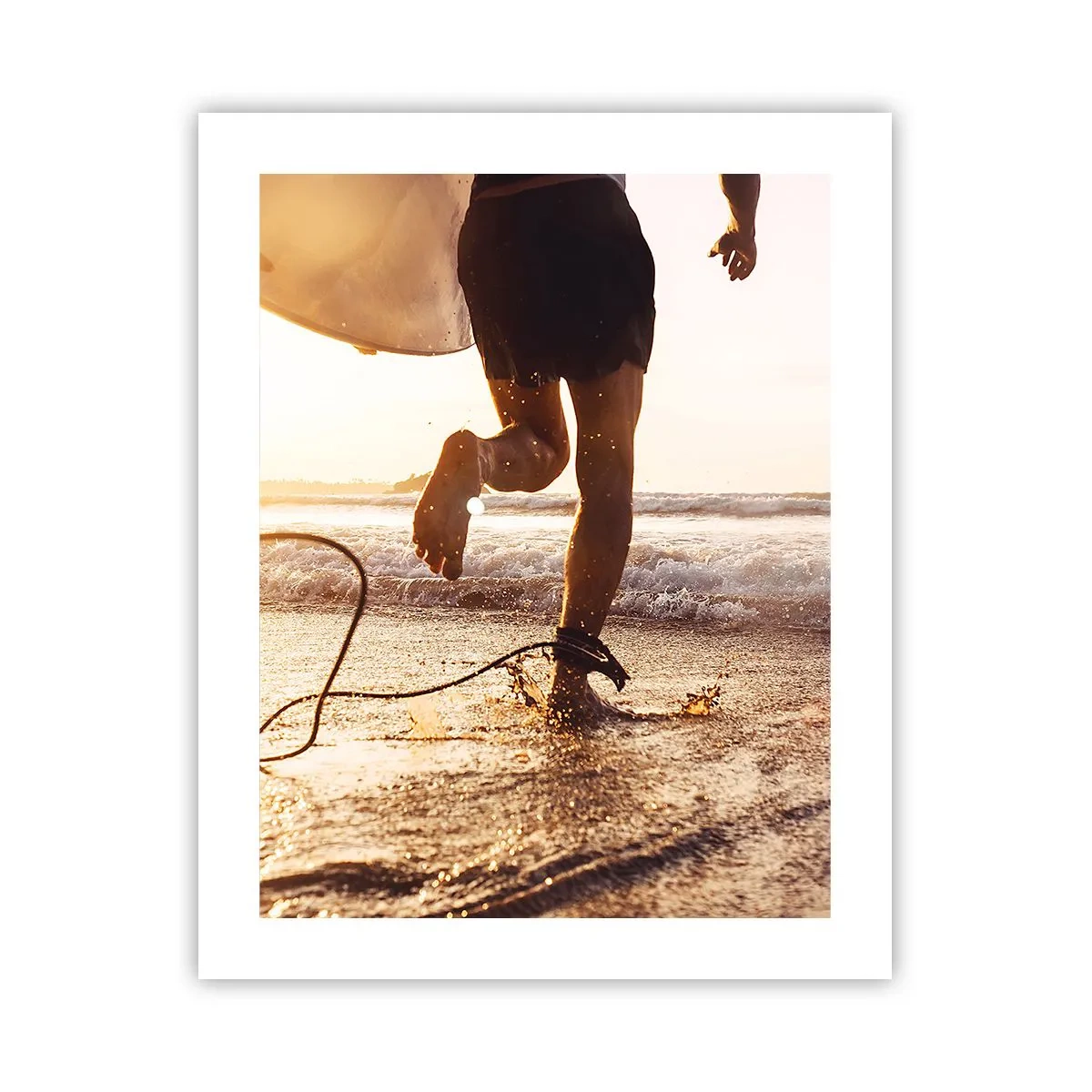 Affiche - Poster - A la rencontre des vagues - 40x50 cm