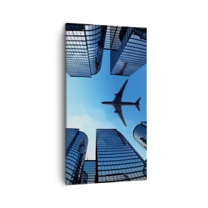 Impression sur toile - Image sur toile - La vue depuis le ravin de verre - 45x80 cm