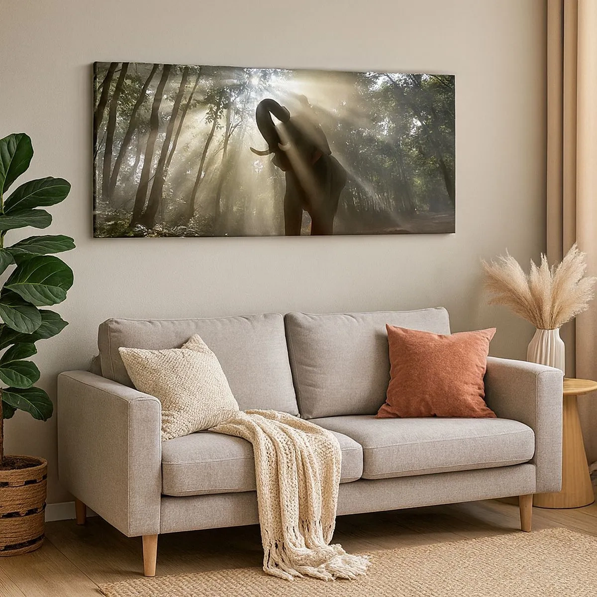 Impression sur toile - Image sur toile - Sous la bonne étoile - 100x40 cm