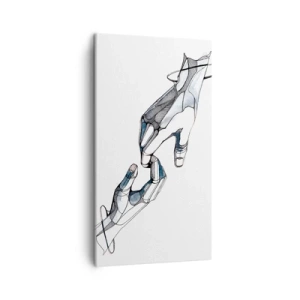 Impression sur toile - Image sur toile - Un bon geste - 45x80 cm