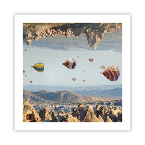 Affiche - Poster - Ici, tout est possible - 50x50 cm