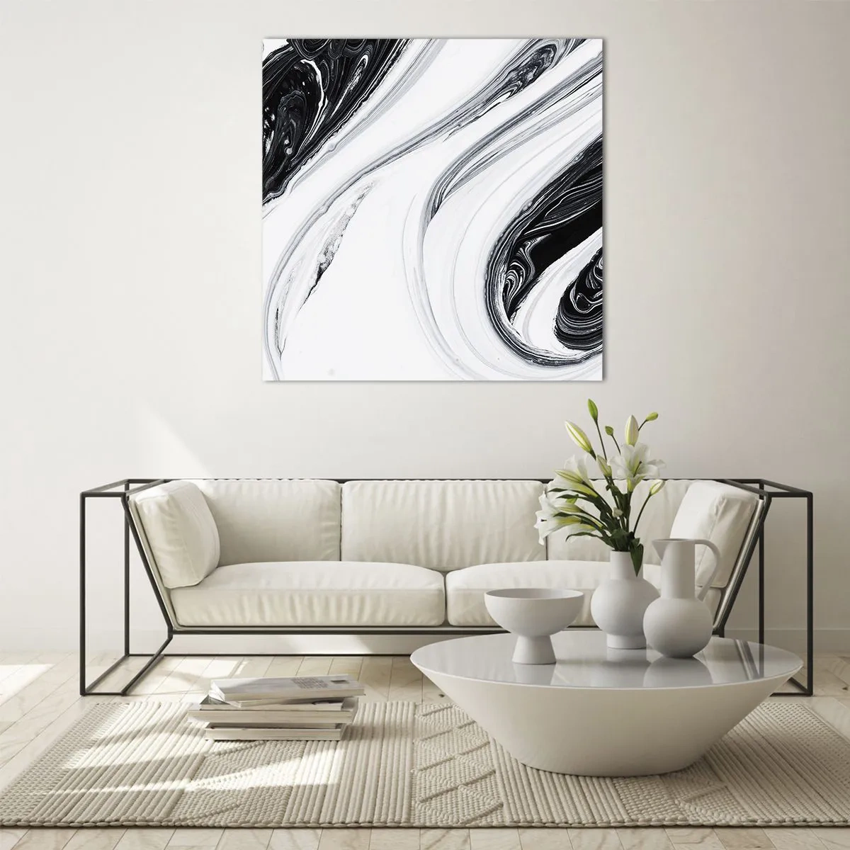 Impression sur verre - Image sur verre - Une combinaison d'opposés - 50x50 cm