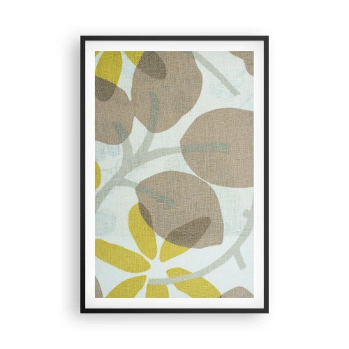 Affiche dans un cadre noir - Poster - Composition en plein soleil - 61x91 cm