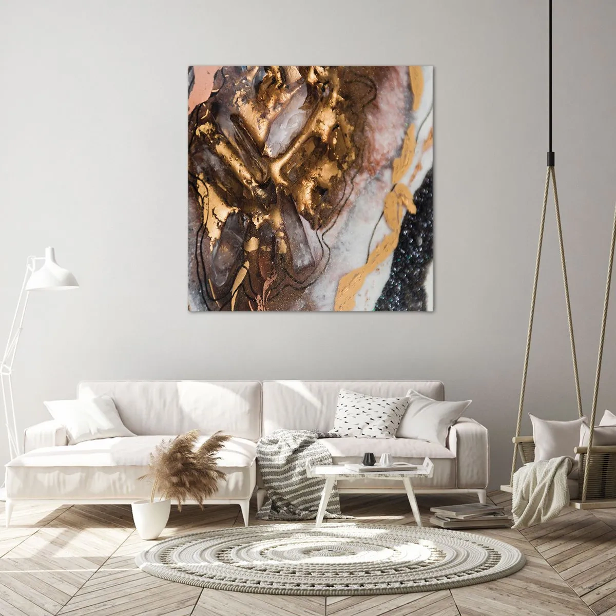 Impression sur toile - Image sur toile - Élément de la terre - 30x30 cm