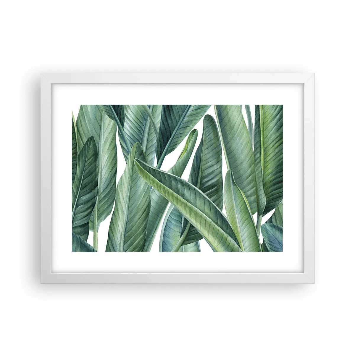 Affiche dans un cadre blanc - Poster - La nature face à elle-même - 40x30 cm