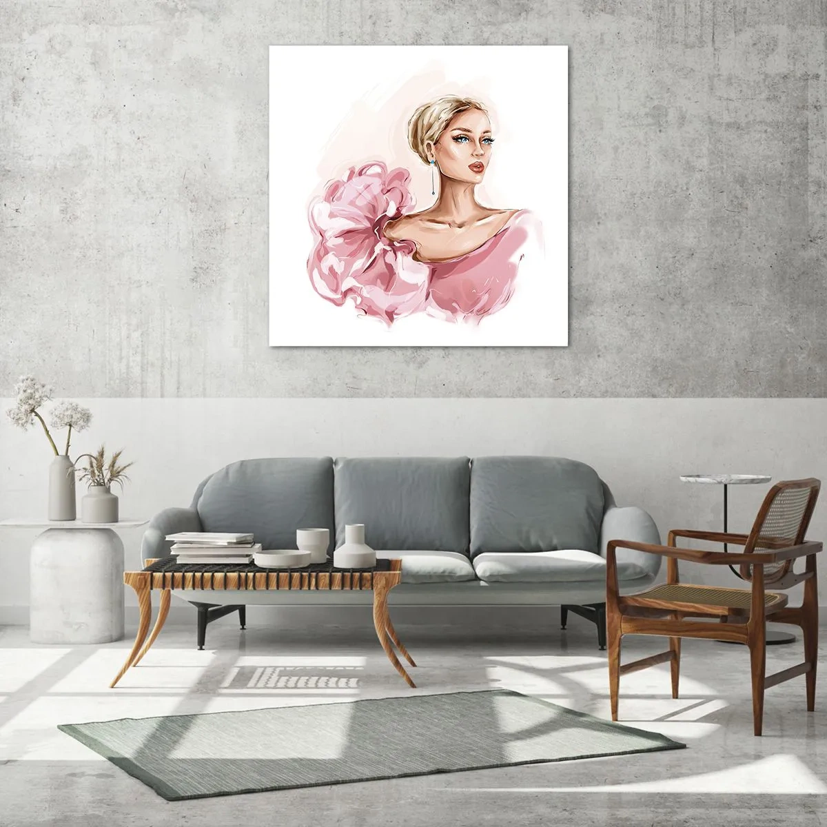 Impression sur verre - Image sur verre - Comme peinte... - 30x30 cm