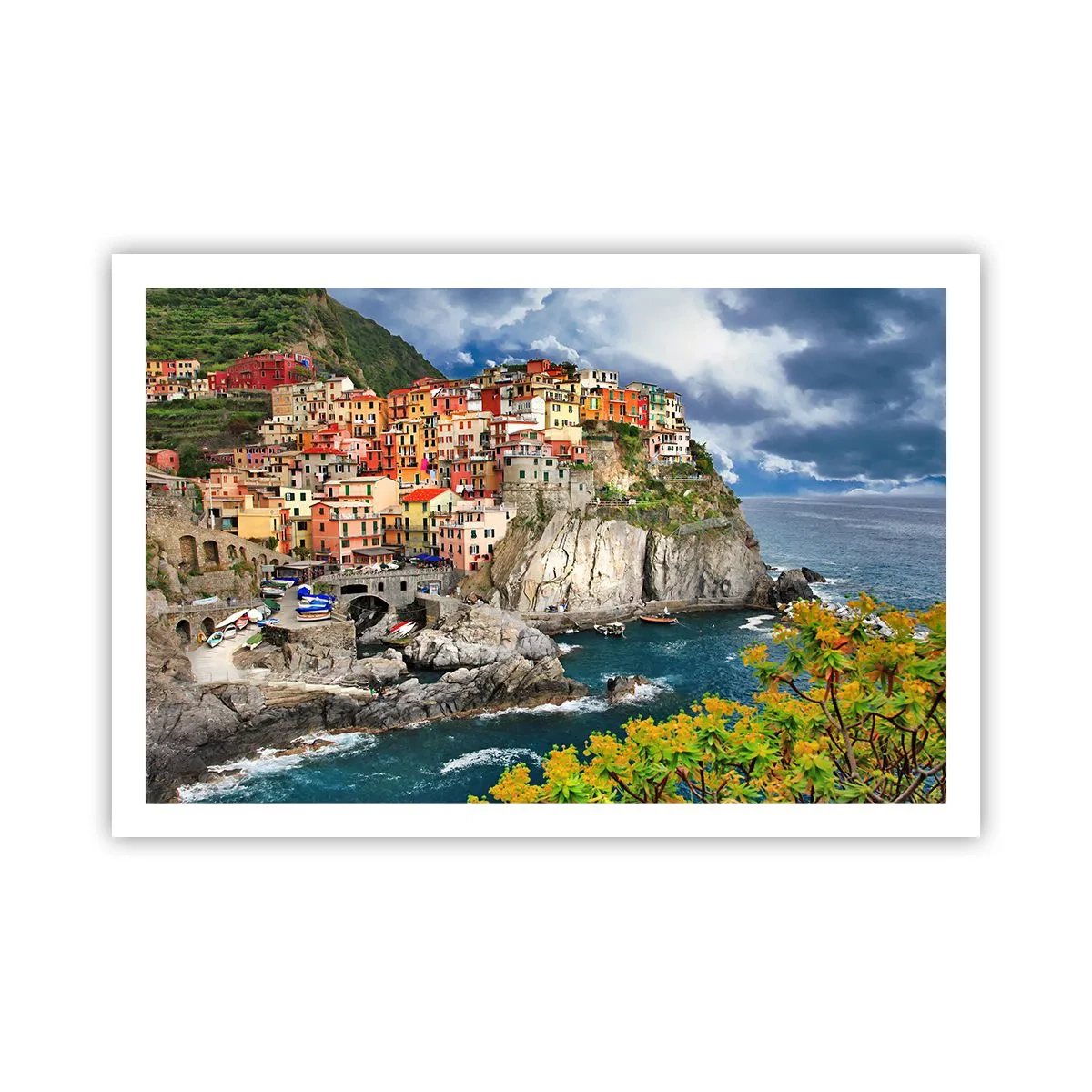 Affiche - Poster - Un groupe embrassant les rochers - 91x61 cm