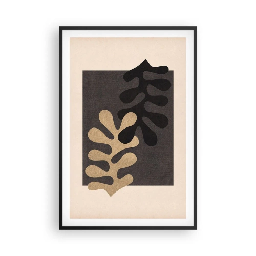 Affiche dans un cadre noir - Poster - Absence et complément - 61x91 cm