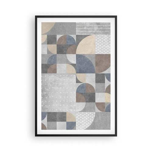 Affiche dans un cadre noir - Poster - Fantaisie de la céramique - 61x91 cm