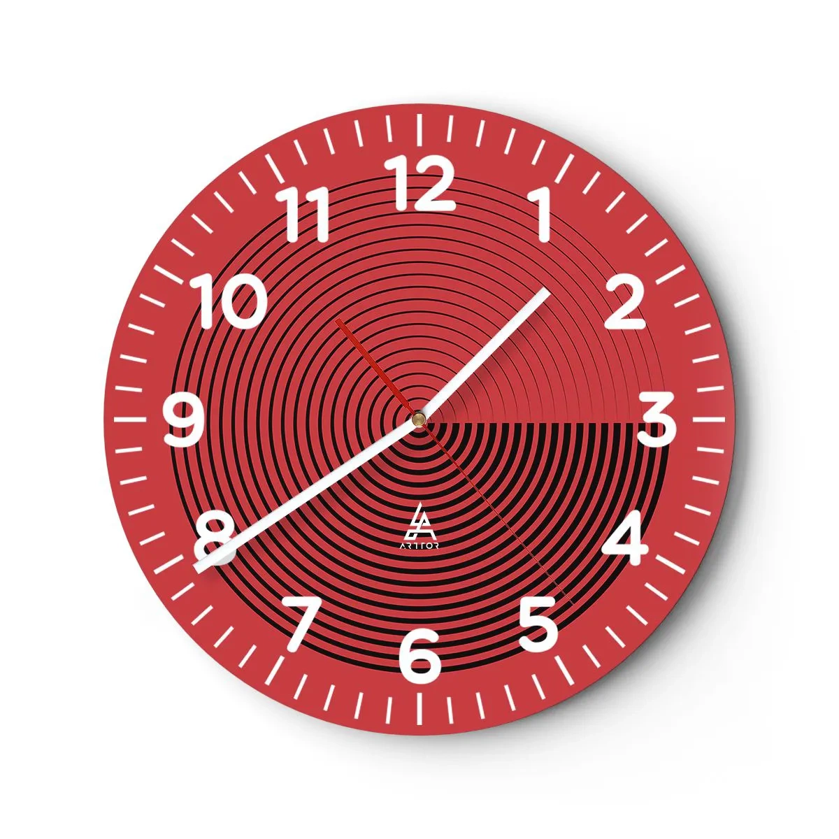 Horloge murale - Pendule murale - Mouvement circulaire - 40x40 cm