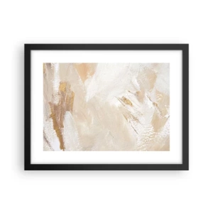 Affiche dans un cadre noir - Poster - Composition pastel - 40x30 cm