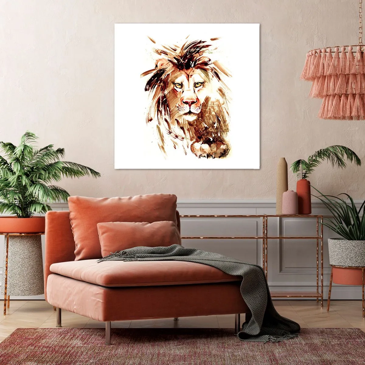 Impression sur toile - Image sur toile - Force et dignité - 50x50 cm