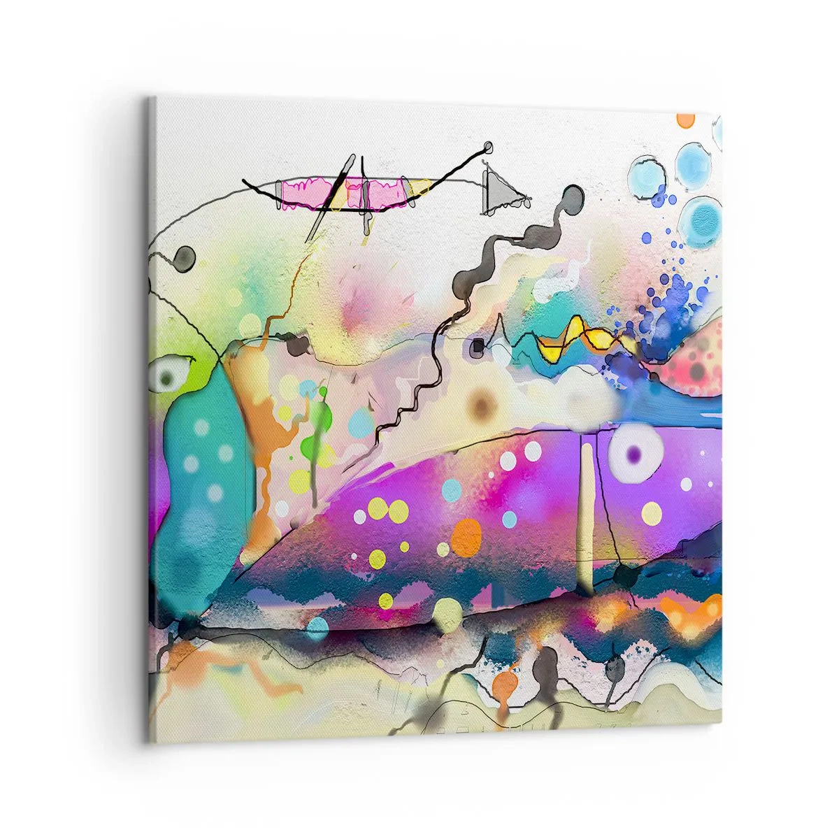 Impression sur toile - Image sur toile - Sans mots! - 50x50 cm