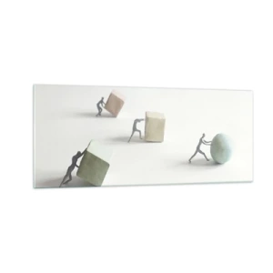 Impression sur verre - Image sur verre - Rien que la vie - 100x40 cm