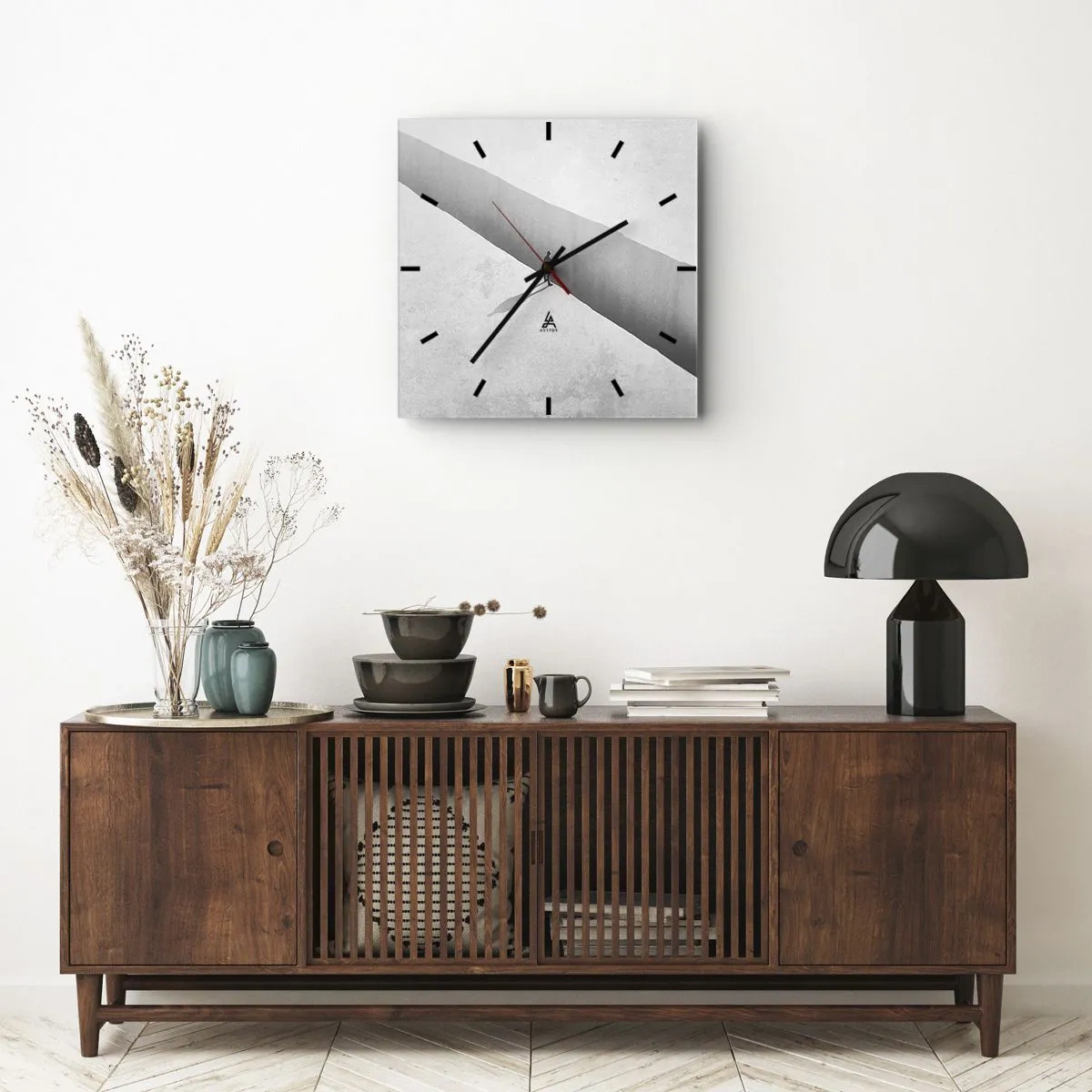 Horloge murale - Pendule murale - Un objectif clair - 30x30 cm