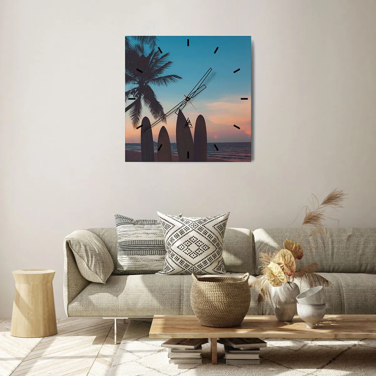 Horloge murale - Pendule murale - Demain sera amusant aussi - 30x30 cm