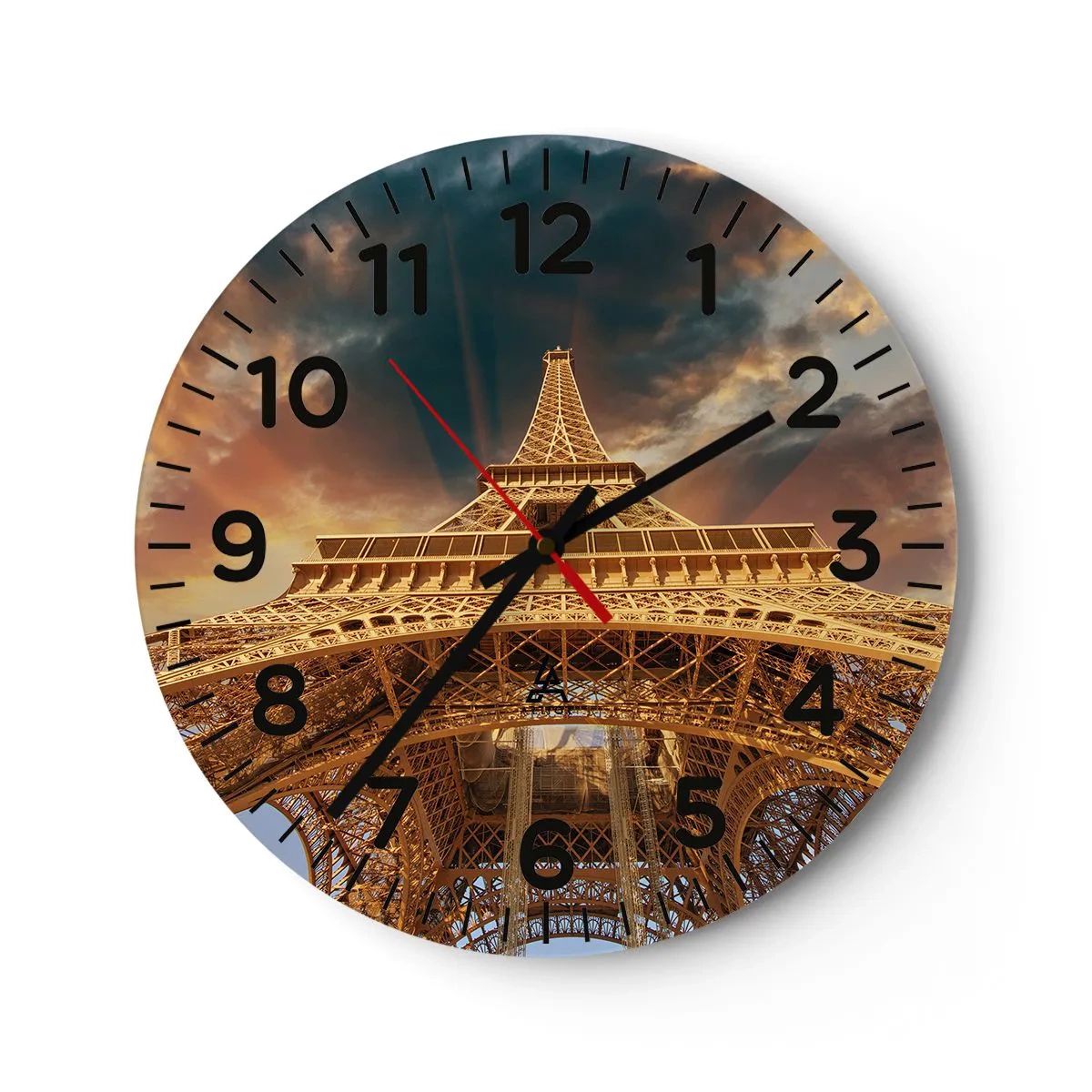 Horloge murale - Pendule murale - Comment l'humanité a atteint le ciel - 40x40 cm