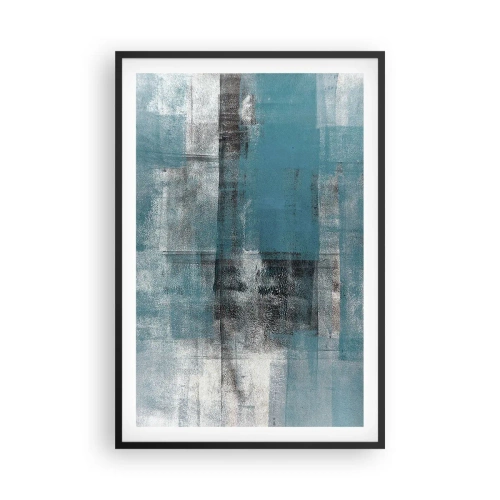 Affiche dans un cadre noir - Poster - Eau et air - 61x91 cm