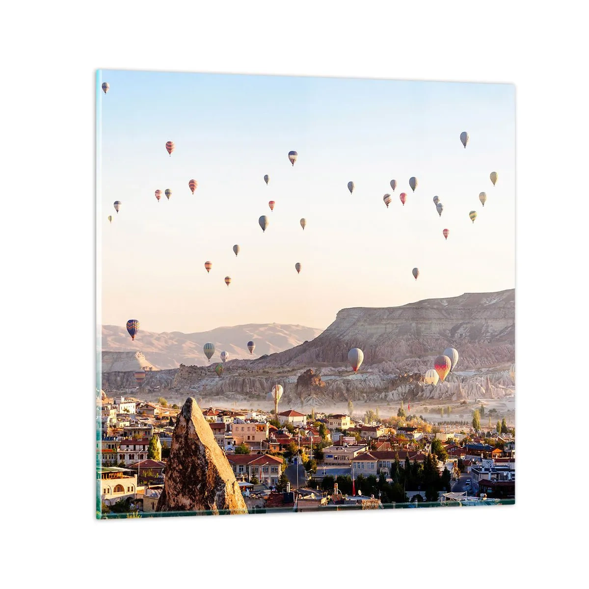 Impression sur verre - Image sur verre - Comme des navires dans le ciel - 30x30 cm