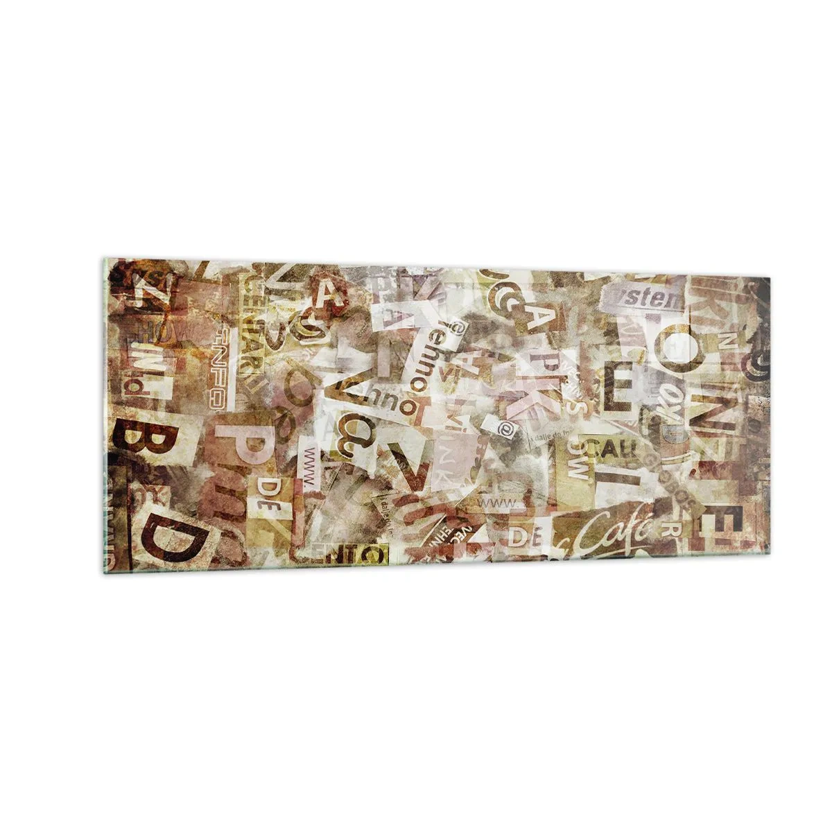 Impression sur verre - Image sur verre - J'unifie le bavardage - 100x40 cm