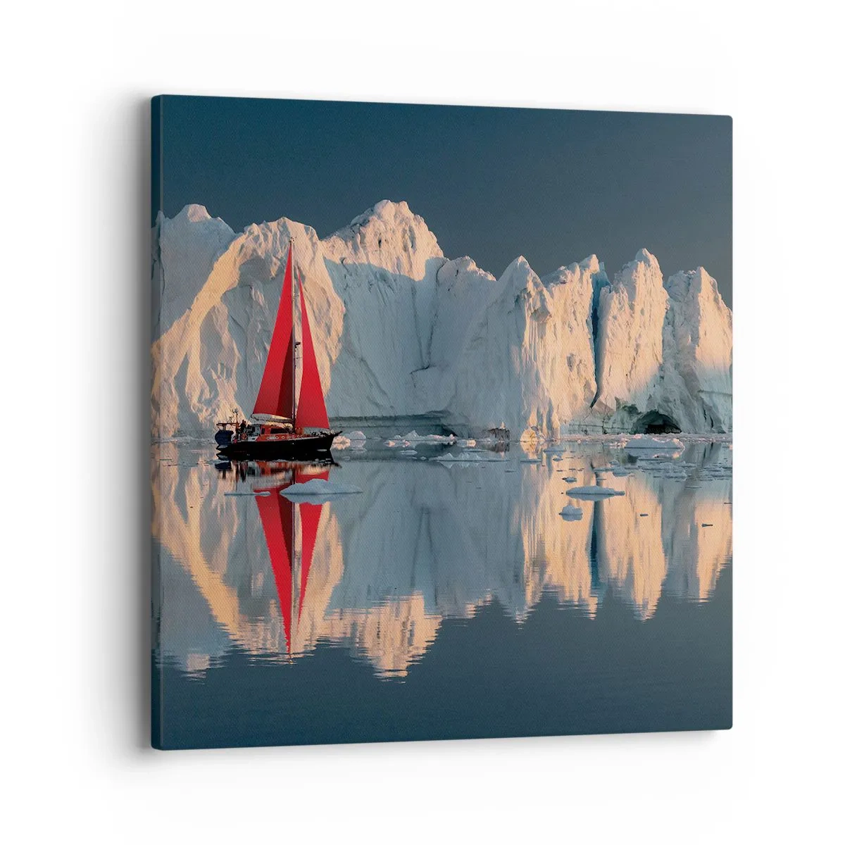 Impression sur toile - Image sur toile - Aux limites du monde - 40x40 cm