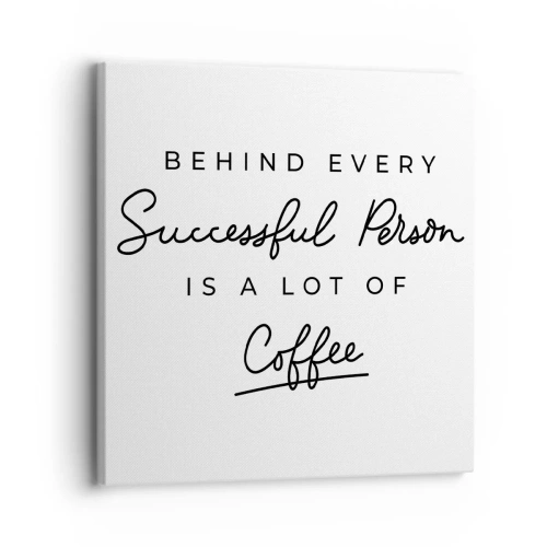 Impression sur toile - Image sur toile - Secret du succès - 30x30 cm