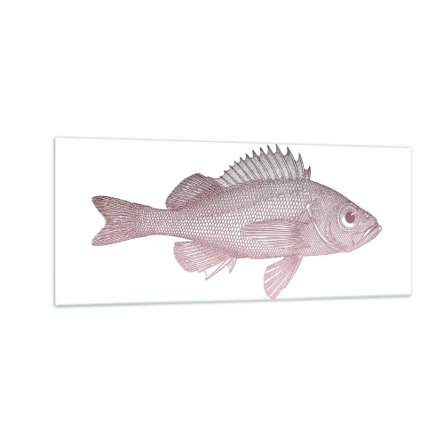 Impression sur verre - Image sur verre - Poisson aux grands yeux - 100x40 cm