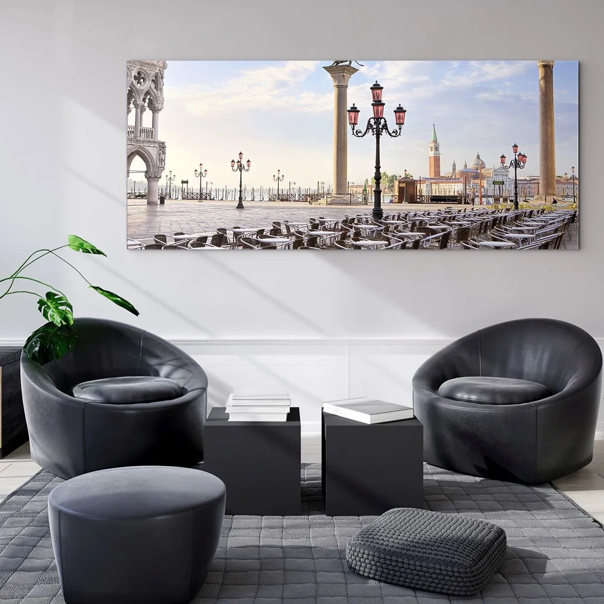 Impression sur verre - Image sur verre - Nous vous invitons, tout est prêt - 90x30 cm