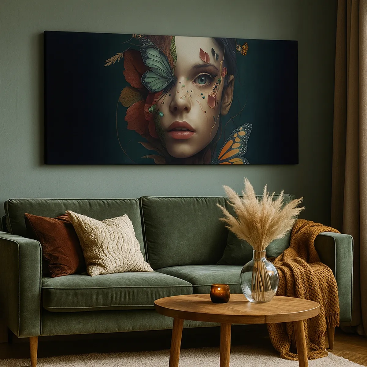 Impression sur toile - Image sur toile - Une merveilleuse métamorphose - 30x30 cm