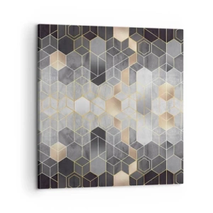 Impression sur toile - Image sur toile - Composition de diamants - 60x60 cm