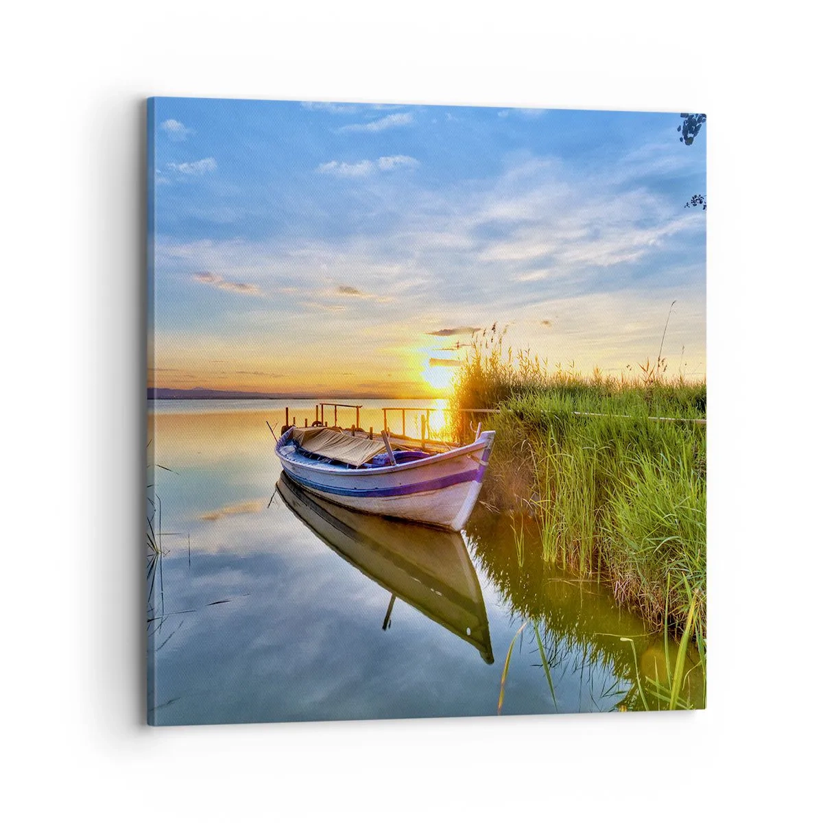 Impression sur toile - Image sur toile - La crique où les rêves deviennent réalité - 70x70 cm