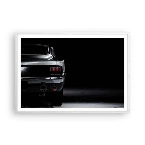 Affiche dans un cadre blanc - Poster - Le charme du classique - 100x70 cm