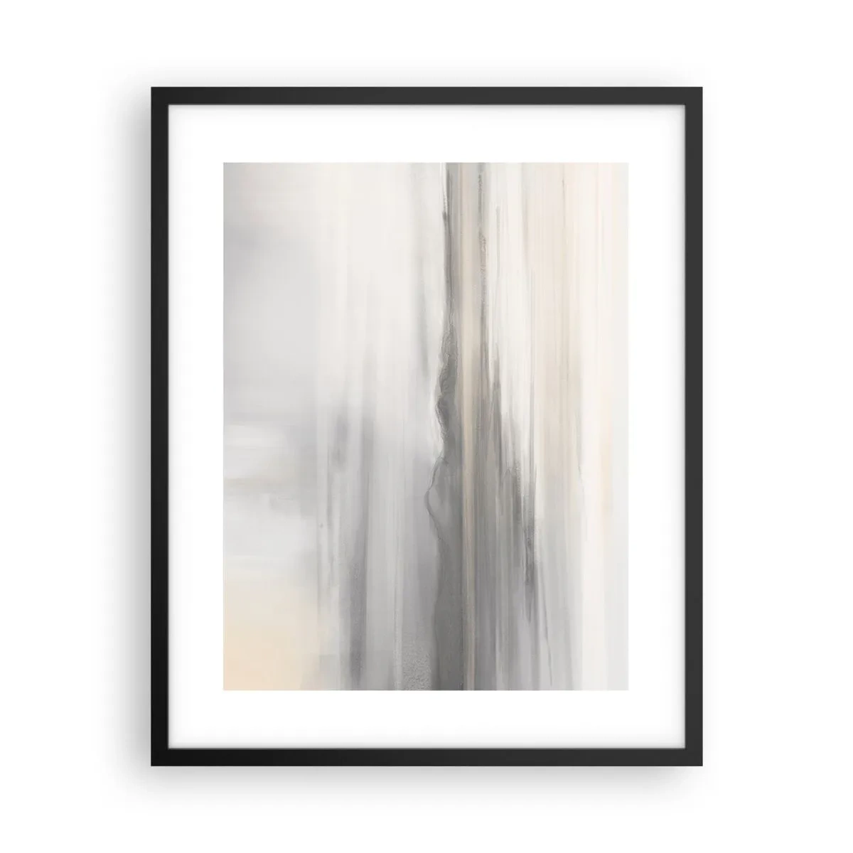 Affiche dans un cadre noir - Poster - Distance réfléchie - 40x50 cm